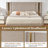 Modern Linen Upholstered Platform Bed with Pneumatic Lift Storage-460118713-460118715