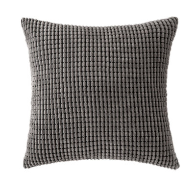 Coussin en velours côtelé doux