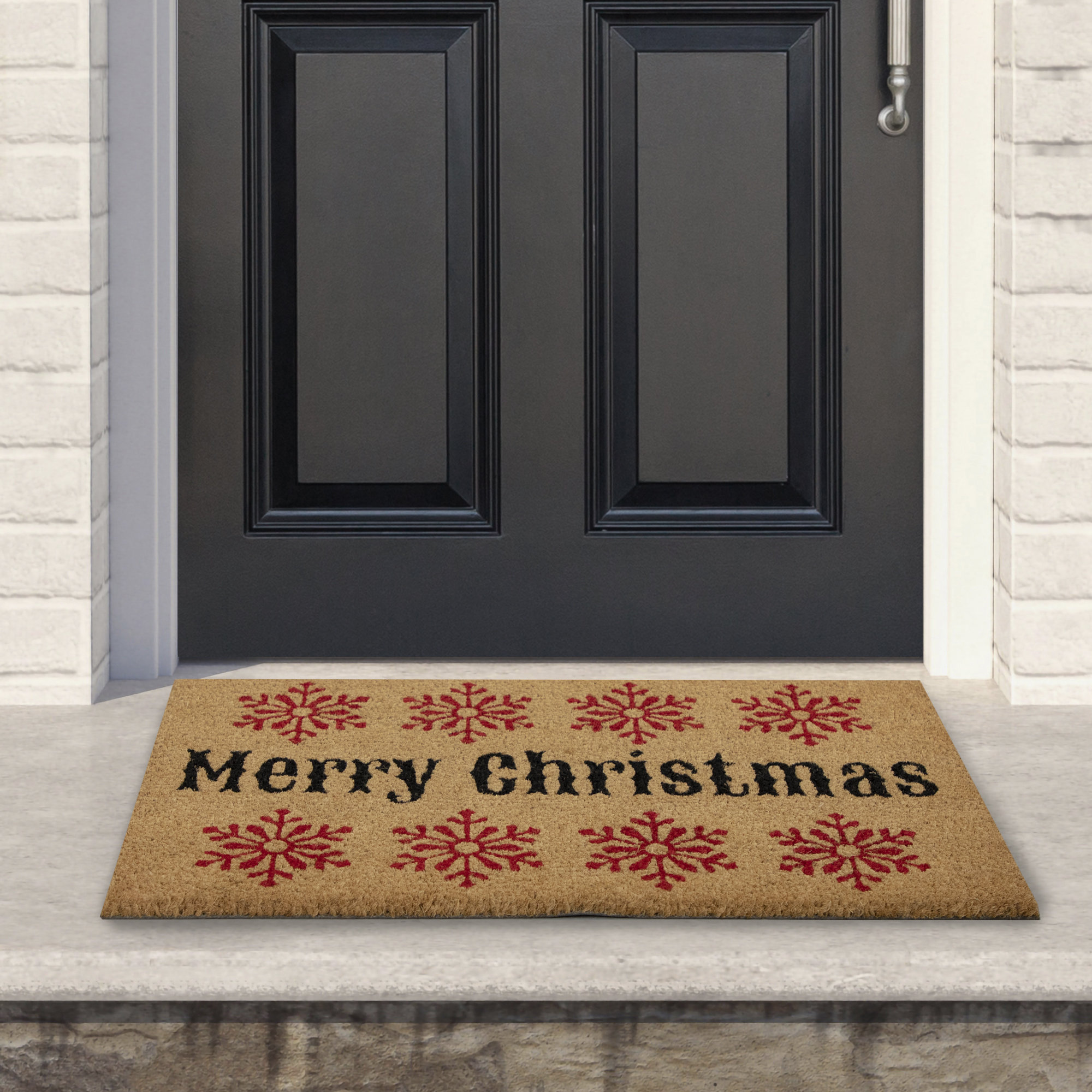 https://assets.wfcdn.com/im/58818232/compr-r85/2157/215708760/natural-coir-merry-christmas-snowflake-doormat-18-x-30.jpg