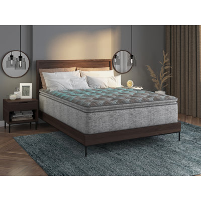 Matelas à ressorts ensachés individuel hybride 10 po, confort supérieur moelleux, lit simple extra long Comfort Care