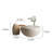 Cream fabric sofa special-shaped creative net