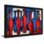 Vases rouges et bleus disposés en rangées-300330924-300330927-300330920
