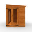 TigerFlex® Modular Buildings 8 ft. W x 6 ft. D Shiplap Pent Full Pane Summerhouse