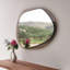 Miroir mural élégant, finition bronze, 29,5 po x 21,7 po x 0,8 po | 100% verre trempé, épaisseur: 0,8 pouce | Conception élégante de couleur unie brune, parfaite pour la décoration intérieure et les espaces modernes, prête à être accrochée-1486674088
