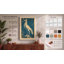 Nocturnal Crane Japandi - Wrapped Canvas-748214249-748214250
