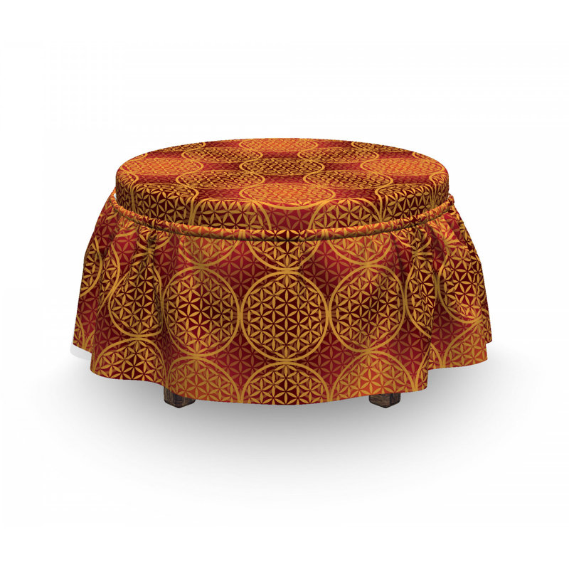 Box Cushion Ottoman Slipcover