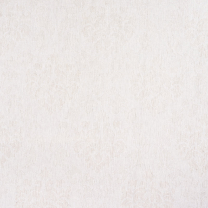 Harper Damask Sheer Fabric, Flax