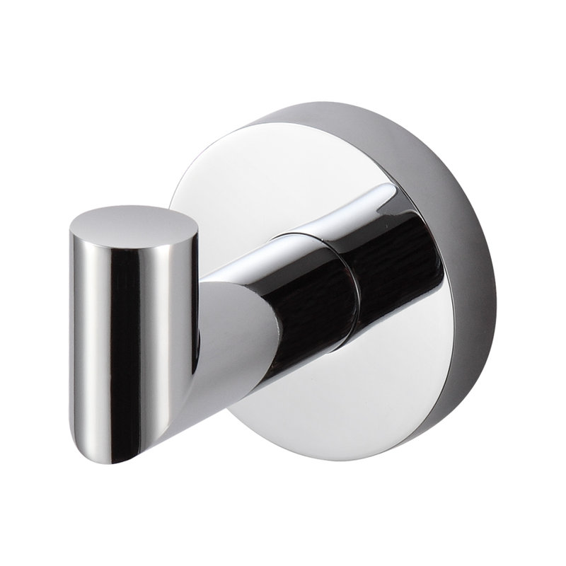 Turin Wall Mounted Robe Hook, Polished Chrome