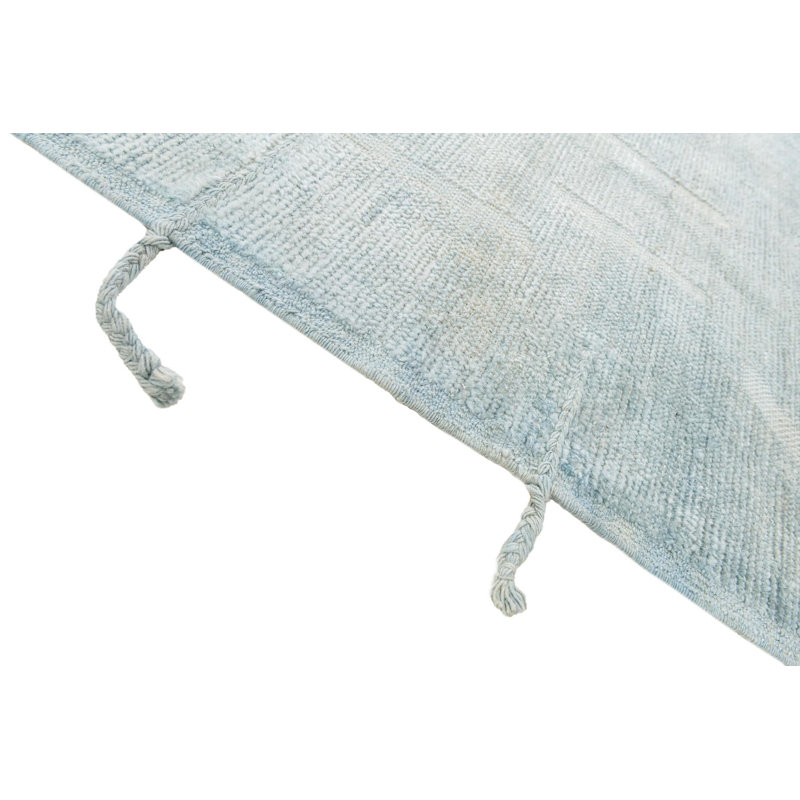 Tapis bleu clair Noack