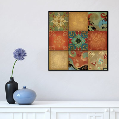 Kaleidoscope 1 Piece Wrapped Canvas Wall Art