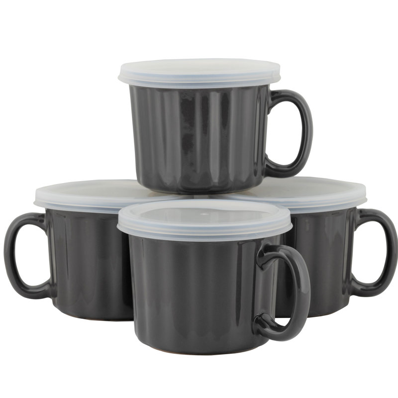 Tasse à soupe Infinity, Gris charbon