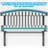 Farmhouse Arched Slat Metal Headboard-2050325746-2050325747