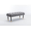 Repose-pieds capitonné en velours-805044302