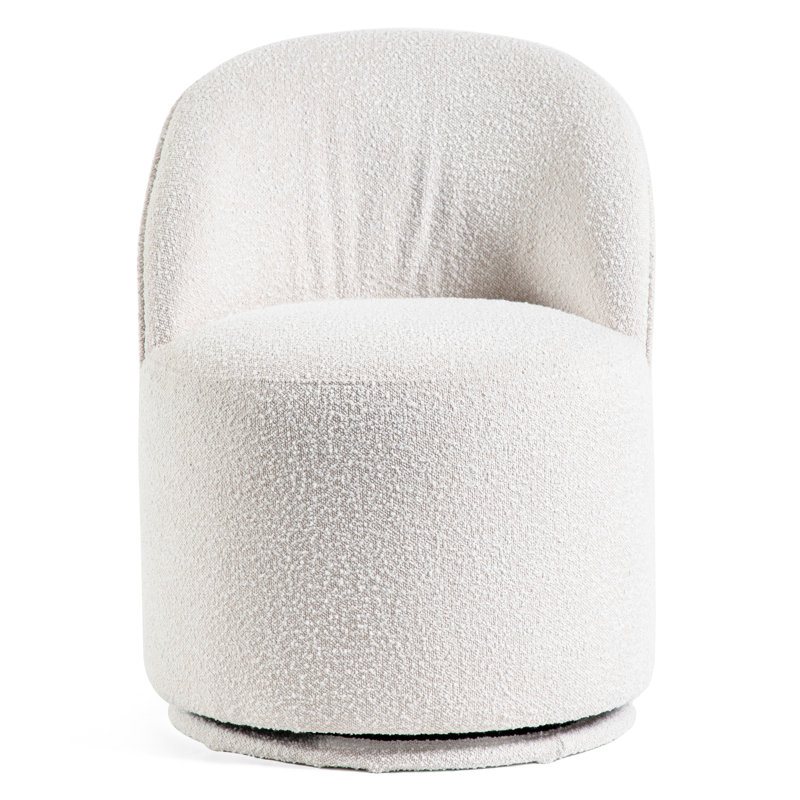 Chaise de bureau Burney, Boucle blanc
