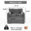 Ensemble de 2 chaises d'appoint surdimensionnées en chenille-742804729