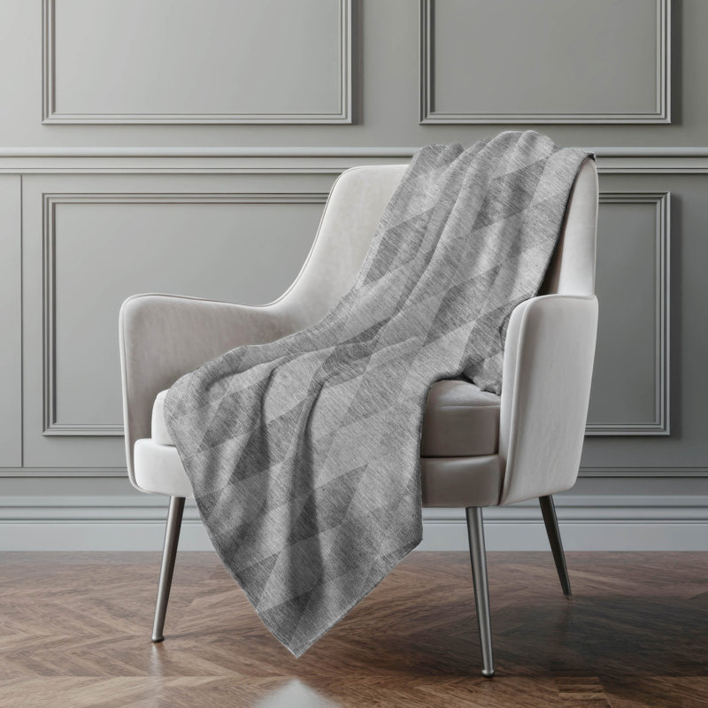 Jeté en sherpa Addison, Gris