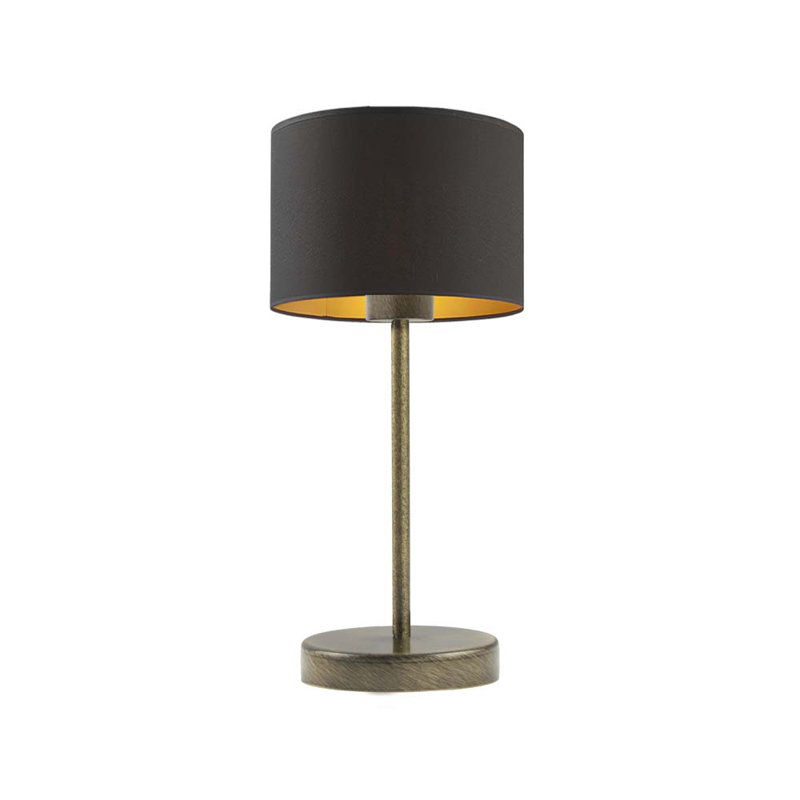 Arseny Metal Table Lamp, Gold, Black