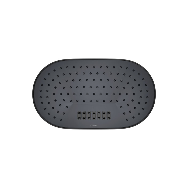 Statement™ Oblong 14" Two-Function 2.5 Gpm With Katalyst Air-Induction Technology, Matte Black