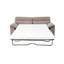 Lit convertible 2 places Queen Size, gris, gigogne, 136 kg, idéal pour les petits espaces, style années 50, dimensions adaptées, gris, pour invités.-686736560