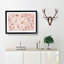 Wall of Pink Roses - Picture Frame Graphic Art Print-56734493-56734492
