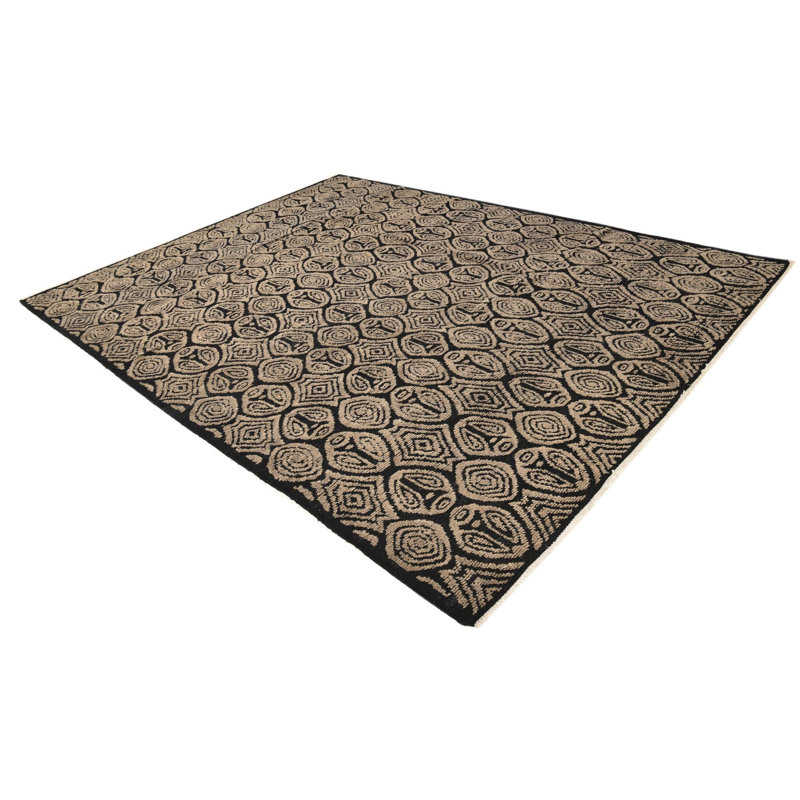 Philip Black Tan Rug