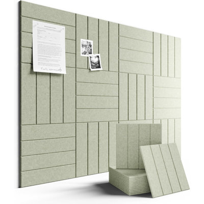 Felt Bulletin Board Tiles Large 48" x 36" Cork Board Alternative