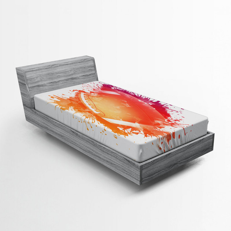 Drap-housse en microfibre Sports, Drap-housse de taille simple