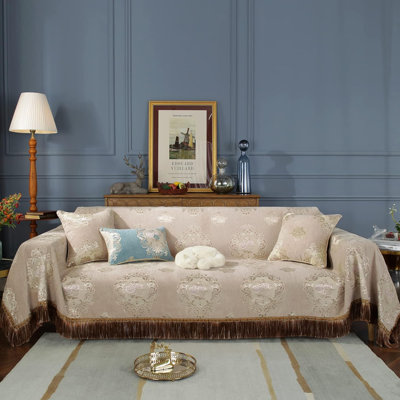 Housse pour canapé en forme de L en jacquard tissé durable