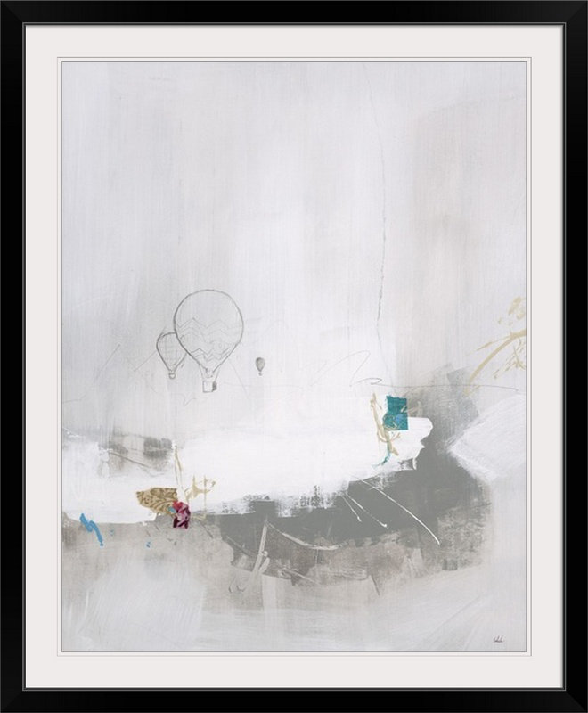 « xiv » joshua schicker,, reproduction d’art Across the Block, H 23 po x l 20 po x P 1 po, Cadre noir