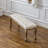 Gajijens Velvet Upholstered Bench
