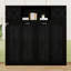 Lit escamotable double avec armoires de rangement