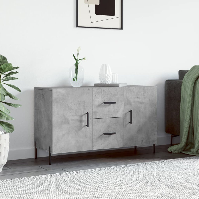 Maradiaga 100 cm W Sideboard, Concrete Grey