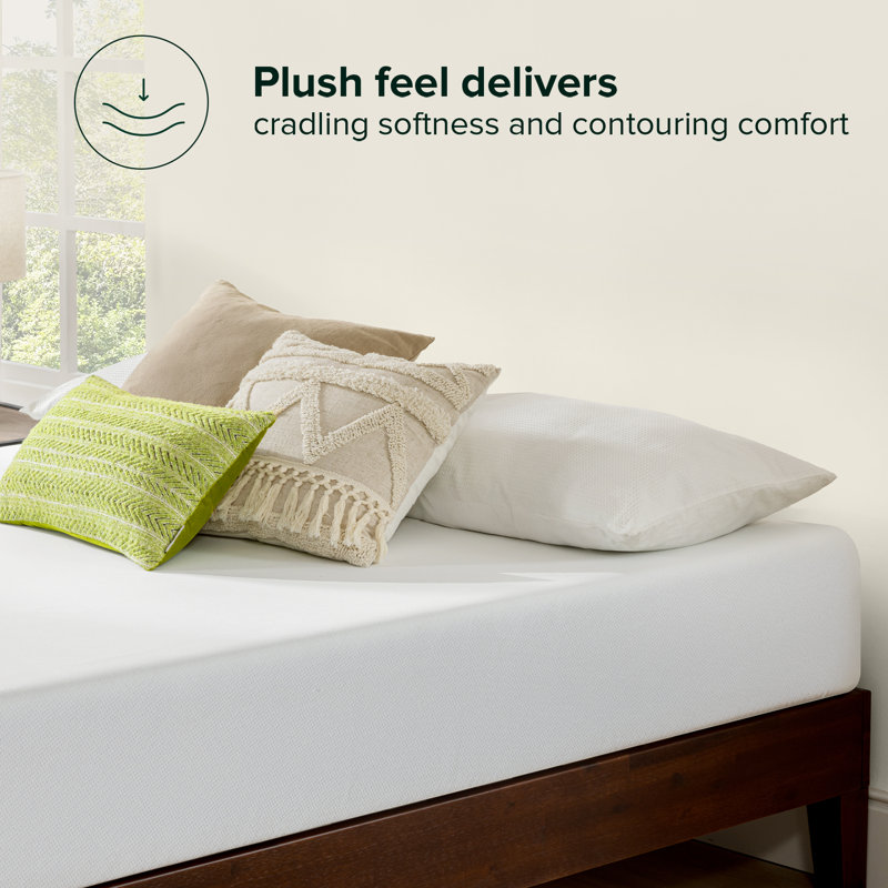 8" Plush Memory Foam Mattress - Sleep by Wayfair™, Extra-long Twin, 8"