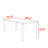 Modern simple solid wood dining table-109080595