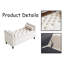 Banc de rangement en velours Azruddin-136249669