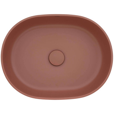 Lavabo vasque de salle de bain moderne à surface solide de 19 pouces Ruvati EpiStone