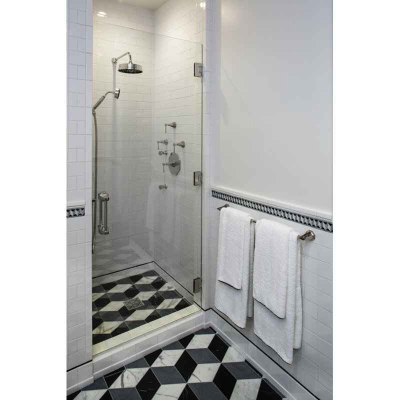 24" Towel Bar, 2.38" H x 30" L x 3" D, Polished Chrome