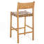 Devnie Woven Leather Counter Stool-1358552845