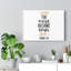 Word Became Flesh John 1:14 - Wrapped Canvas Print-981552328