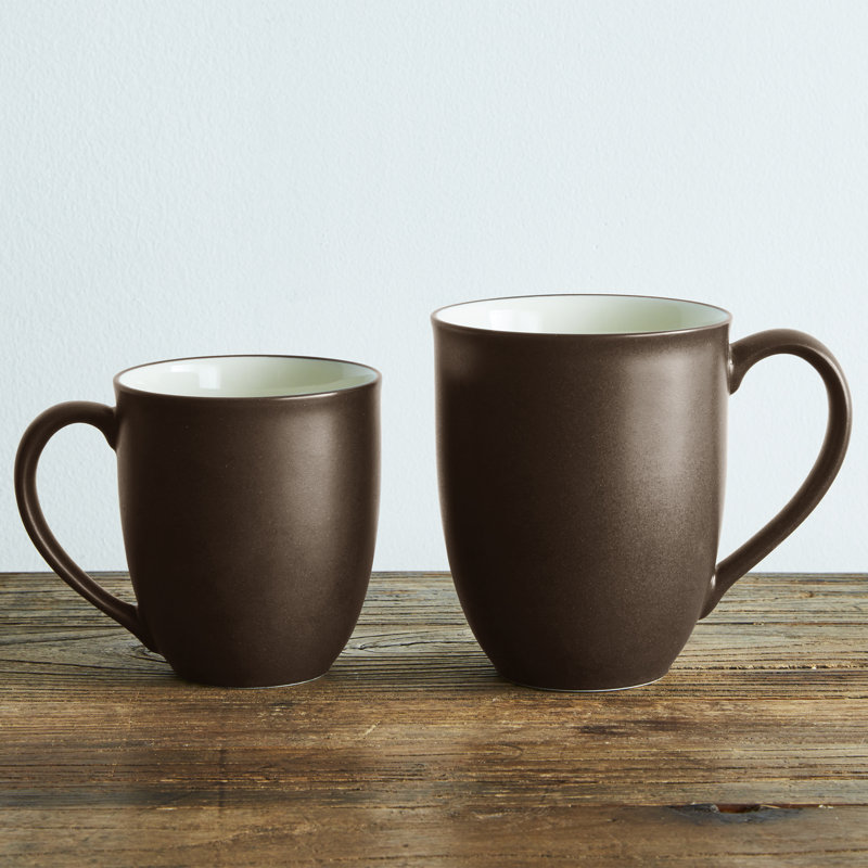 18 tasses Noritake Colorwave XL, Chocolat