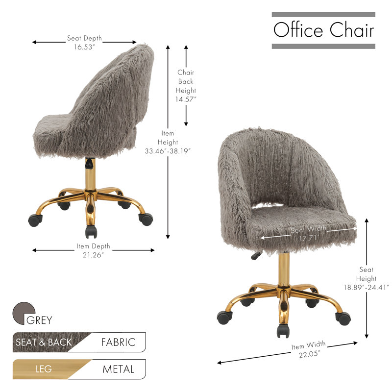 Etta Avenue™ Colin Task Chair, Gray