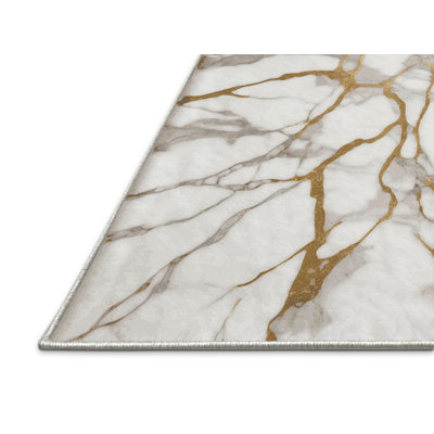 Silky Soft Plush White Area Rug