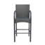 Chaise Kd 2 - finition, structure en métal, hauteur totale 45,23 po, tissage extérieur 2 chaises, haut, piscine
