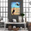 «Flight Attendant The Sky Is Calling On», impression sur toile-993908171