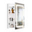 LED Bathroom Mirror Cabinet with Charging, Bathroom Storage Cupboard with Adjustable Shelves-1321196880-1321196886