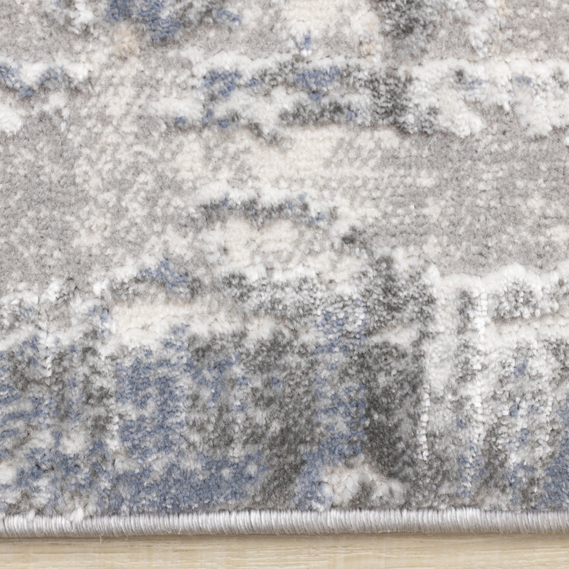 Tapis d'intérieur à bordure organique de 5 pi x 8 pi (5 pi 3 po x 7 pi 7 po) Branch Branch, Rectangle 5 pi 3 po x 7 pi 7 po