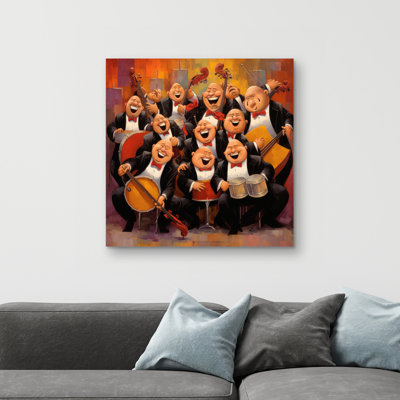 Music band - 32"x32" art on canvas
