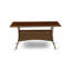 Ensemble de meubles de patio en osier 5 pièces comprenant une table d'extérieur rectangulaire avec plateau en verre et 4 fauteuils de jardin avec coussin-165362613