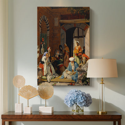 «And the Prayer of Faith Shall Save the Sick», toile tendue par John Frederick Lewis