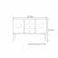 Élégant buffet de rangement réglable-105625247
